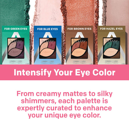 Almay Intense I-Color Enhancing Eyeshadow Palette, 040 Green Eyes, 0.1 oz Almay