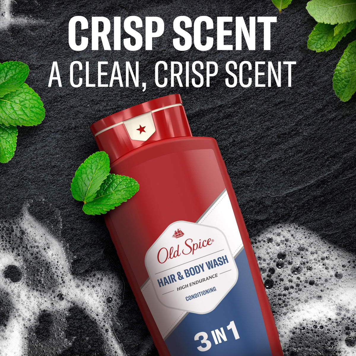 Old Spice Refreshing 2-in-1 Hair & Body Wash Conditioner for Men, High Endurance, 3X Defense, 24/7 Shower Fresh with Lasting Scent, Scented, 24 oz Old Spice