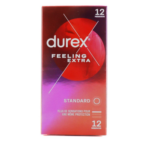 Durex Feeling Extra : 12 thin and lubricated condoms Durex buy australia supplements
