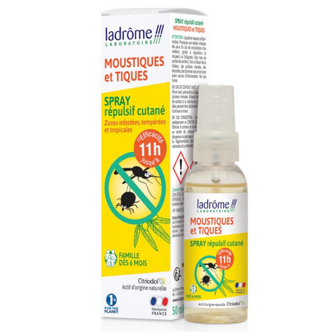 2 in 1 repellent spray: mosquitoes and ticks LADROME LADROME buy australia supplements