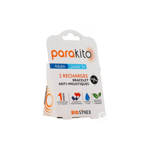 Set of 2 mosquito repellent refills for PARAKITO bracelets PARAKITO buy australia supplements