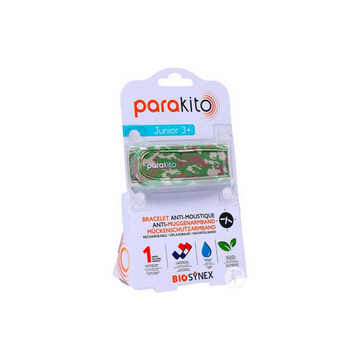 Parakito rechargeable mosquito repellent kid bracelet with "camouflage" patterns PARAKITO buy australia supplements