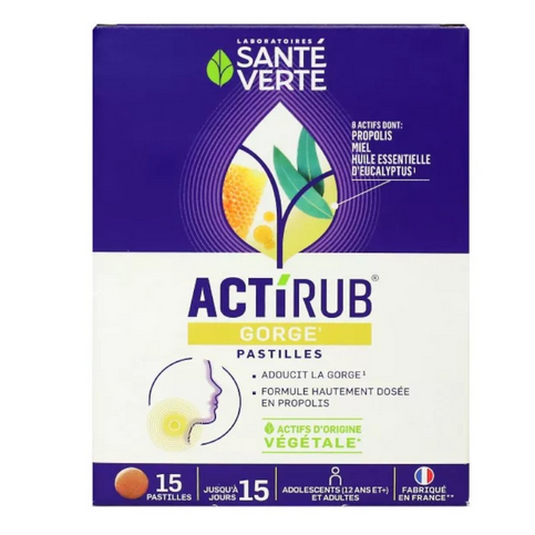 ACTIRUB throat lozenges SANTE VERTE SANTE VERTE buy australia supplements