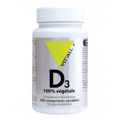 Vitamine D3 végétale 20 microg 100 comprimés VIT'ALL+ VIT'ALL+ buy australia supplements