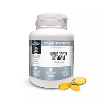 Cod liver oil : bones & immunity - 180 capsules - DAYANG DAYANG buy australia supplements