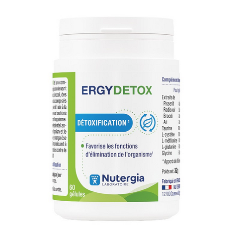 ERGYDETOX 60 capsules - NUTERGIA Nutergia buy australia supplements