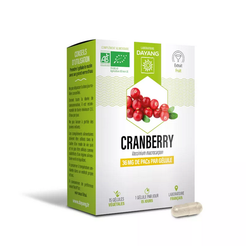 Organic Cranberry 15 capsules - DAYANG DAYANG buy australia supplements