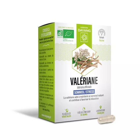 Organic Valerian 15 capsules - DAYANG DAYANG buy australia supplements