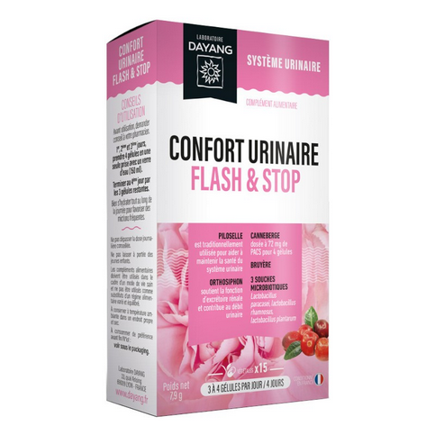 Urinary comfort flash & stop 15 capsules - DAYANG DAYANG buy australia supplements