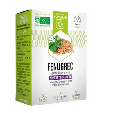 Organic Fenugreek 15 capsules - DAYANG DAYANG buy australia supplements