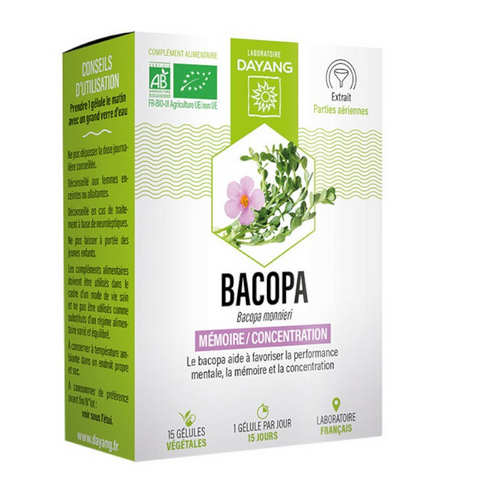 Organic Bacopa 15 capsules - DAYANG DAYANG buy australia supplements