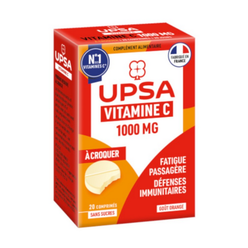 Vitamin C 1000mg - 20 chewable tablets - UPSA UPSA buy australia supplements