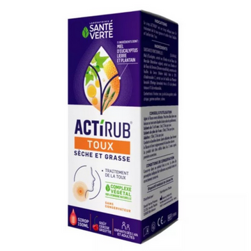 ACTIRUB syrup against oily and dry cough SANTE VERTE SANTE VERTE buy australia supplements