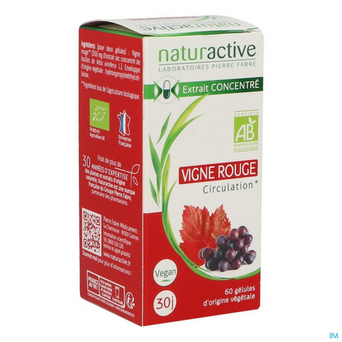 Organic red vine - 60 capsules - NATURACTIVE NATURACTIVE buy australia supplements