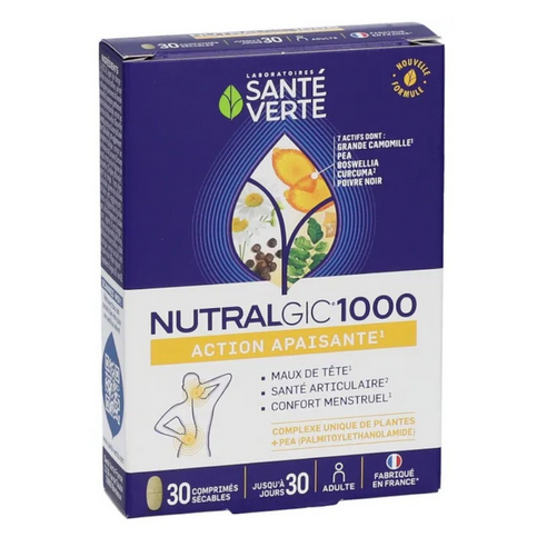 Nutralgic 1000 soothing action - 30 tablets - SANTE VERTE SANTE VERTE buy australia supplements