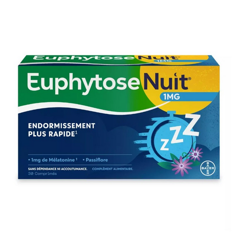 Euphytose nuit 1 mg melatonin - 30 tablets TrustMedUSA buy australia supplements