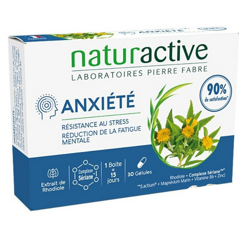 Anxiety: resistance to stress and mental fatigue 30 capsules NATURACTIVE NATURACTIVE buy australia supplements