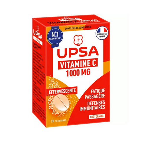 Vitamin C 1000mg - 20 effervescent tablets - UPSA UPSA buy australia supplements