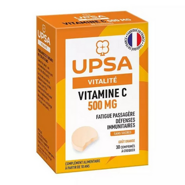 Vitamin C 500mg - 30 chewable tablets - UPSA UPSA buy australia supplements