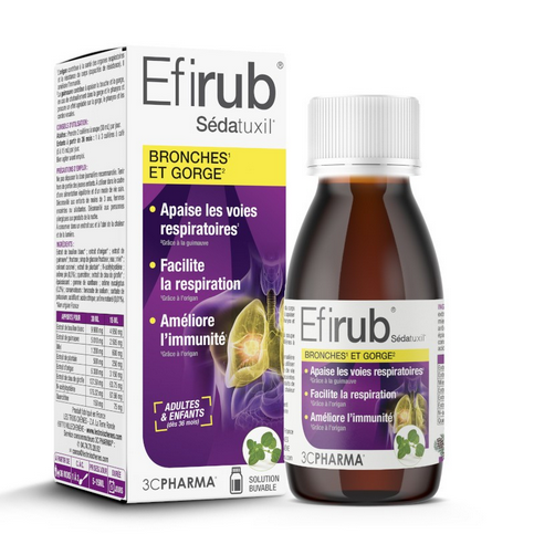 Efirub bronchi and throat syrup - Sedatuxil 3C PAHRMA125 ml 3C PHARMA buy australia supplements