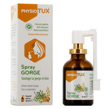 Physiotux throat spray IMMUBIO TrustMedUSA buy australia supplements