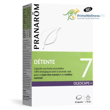 Oleocaps + 7 BIO Détente 30 capsules PRANAROM PRANARÔM buy australia supplements