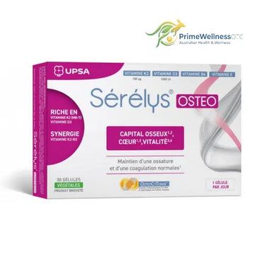 Serelys Osteo 30 capsules: bone capital, heart and vitality UPSA buy australia supplements