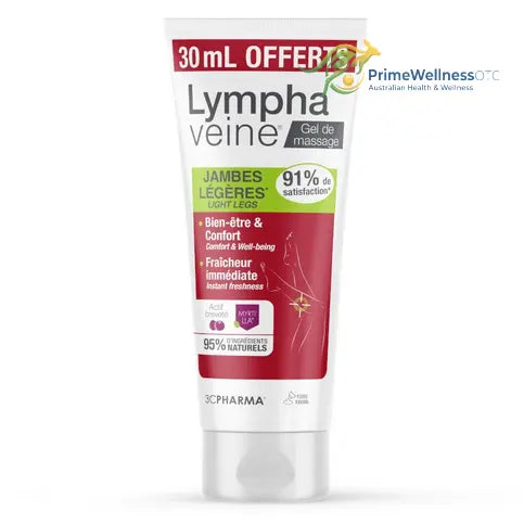 Lymphaveine massage gel for light legs 3C PHARMA +30ml free 3C PHARMA buy australia supplements