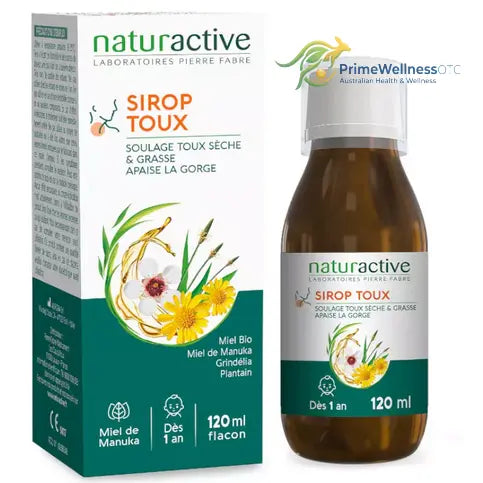 Syrup for dry and productive cough 120ml NATURACTIVE NATURACTIVE buy australia supplements