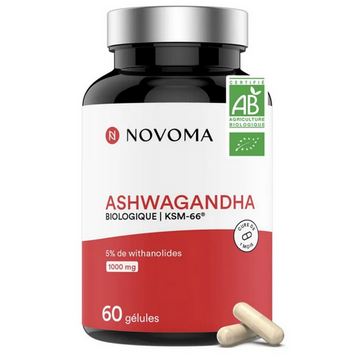 Ashwagandha Bio Anti-stress & Sommeil 60 gélules NOVOMA NOVOMA buy australia supplements