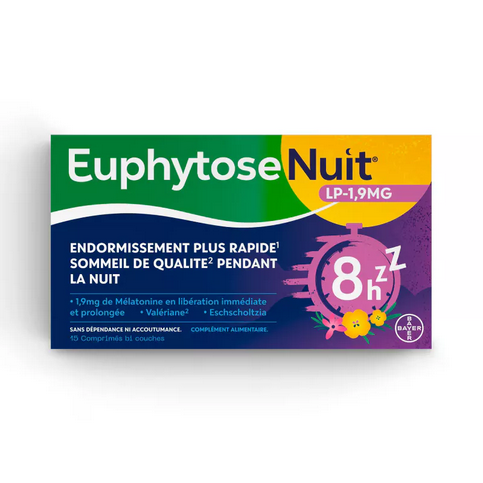 Euphytose Nuit LP 1,9 mg melatonin - 15 tablets TrustMedUSA buy australia supplements