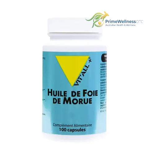 Huile de Foie de Morue 100 capsules VIT'ALL+ VIT'ALL+ buy australia supplements