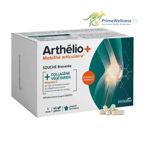 Arthelio+ joint mobility with vegetarian collagen - IMMUBIO 60 capsules IMMUBIO buy australia supplements