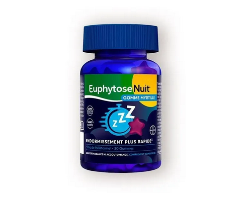 EuphytoseNuit : Sleep Aid Gummies with Melatonin 30 blueberry gummies EuphytoseNuit buy australia supplements