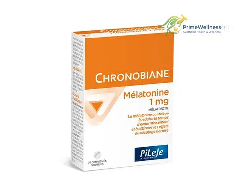 PILEJE - Chronobiane Melatonin 1 mg : Sleep Aid for Easier Falling Asleep 30 Tablets PILEJE buy australia supplements