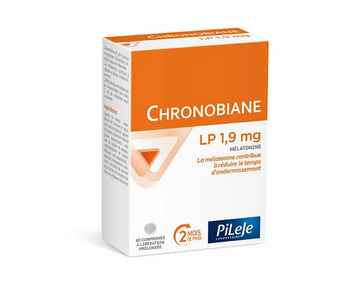 PILEJE - Chronobiane LP 1.9mg : Prolonged-Release Melatonin for Sleep Support 60 Tablets