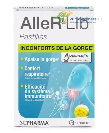 3C PHARMA - Aller'Lib Pastilles à Sucer : Respiratory Comfort Lozenges 16 Pastilles 3C PHARMA buy australia supplements