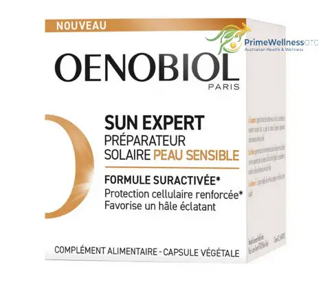 OENOBIOL - Sun Expert Solar Preparer Sensitive Skin : Sun Protection Supplement 30 Capsules TrustMedUSA buy australia supplements
