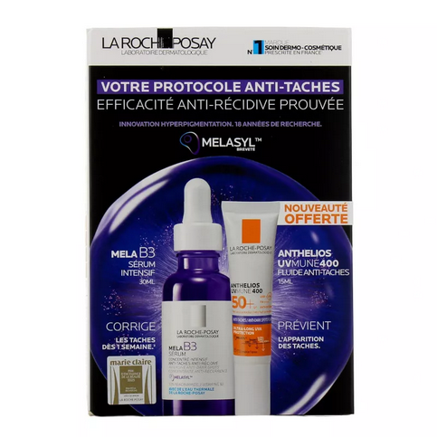 La Roche Posay Mela B3 Anti-Dark Spot Protocol Intensive Serum 30ml & Anthelios UVMUNE 400 Anti-Dark Spot Fluid 15ml LA ROCHE POSAY buy australia supplements