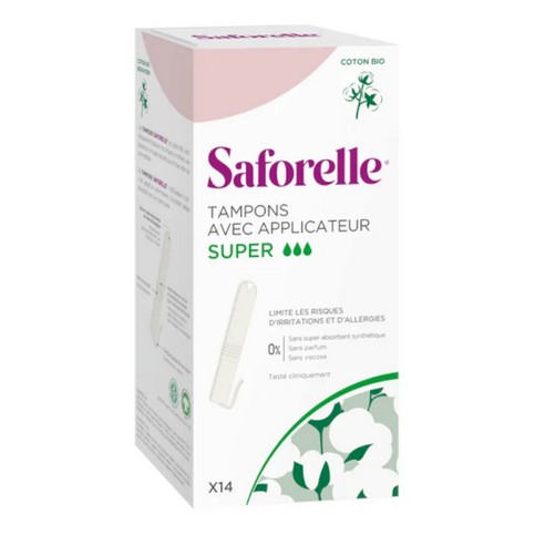 Box of 14 tampons with applicators SUPER Saforelle Saforelle buy australia supplements